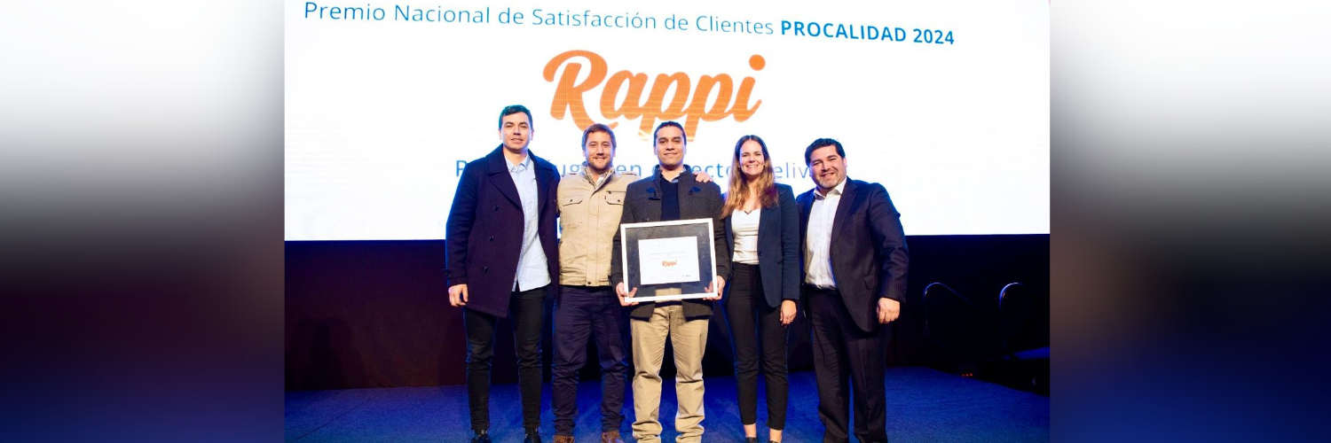 Rappi ganó el Premio Nacional de Satisfacción de Clientes