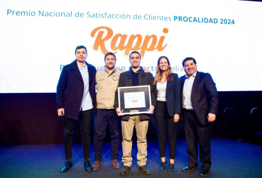 Rappi ganó el Premio Nacional de Satisfacción de Clientes Rappi 2024